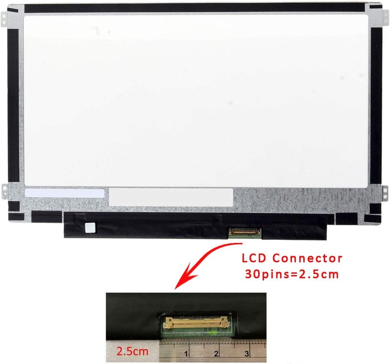 FirstLCD LCD Screen Replacement B116XTN02.3 for Samsung ChromeBook 2 3 4 XE310XBA XE500C12 XE500C13 XE501C13 LED Display,11.6" 1366x768(Non Touch,Right & Left Mounting brakets) - Image 2